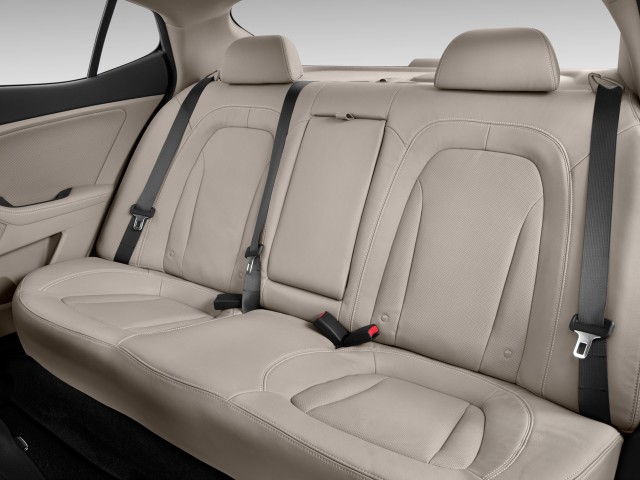 Kia Optima Seden SX interior rear seat view