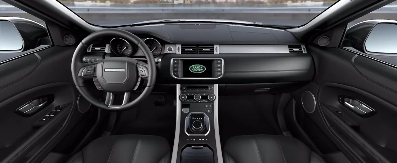 Land Rover Range Rover Evoque AutoBioGraphy interior front cross view