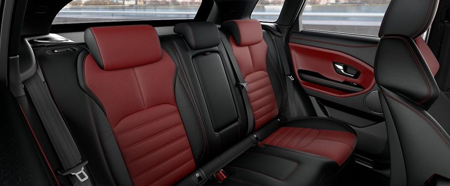 Land Rover Range Rover Evoque Pure interior rear seat view