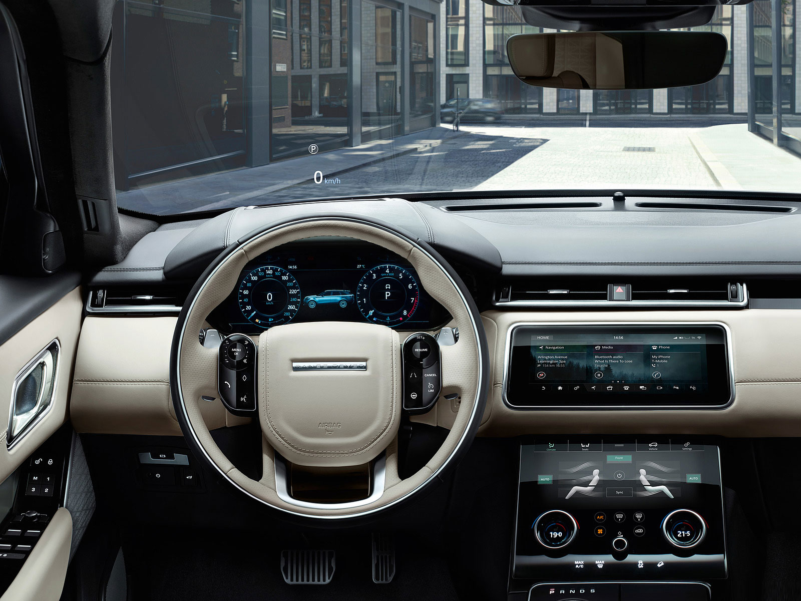 Land Rover Range Rover Velar R-Dynamic interior front Dashboard view