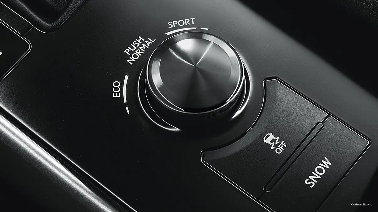 Lexus IS 300 t drive tybe control button view