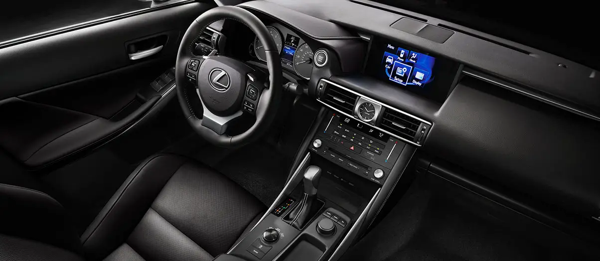 Lexus IS Turbo RWD 2017 interior view