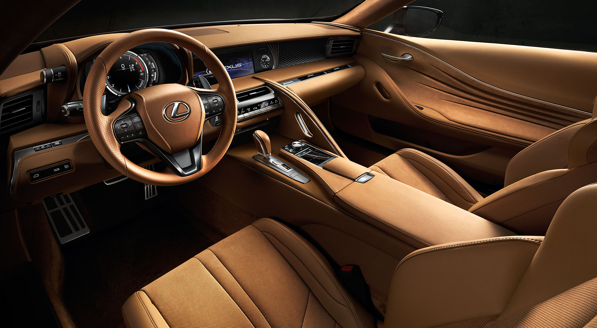 Lexus LC 500 interior view
