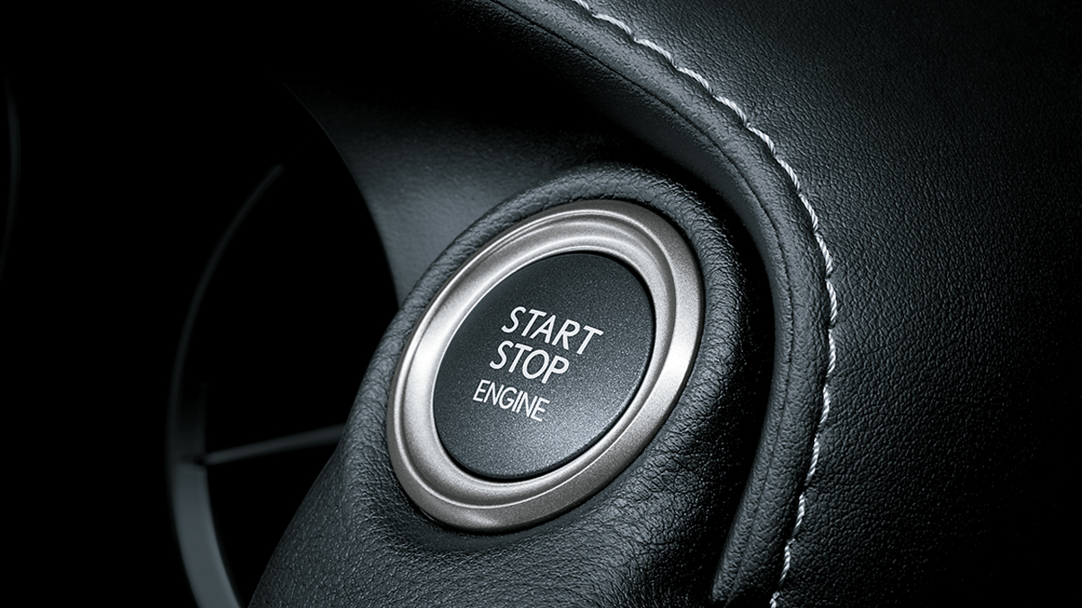Lexus IS 350 t interior inginition start ansd stop button view