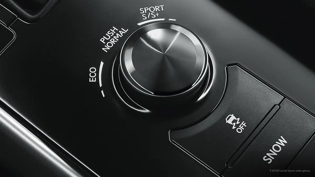 Lexus IS F Sport 200 t interior drive control view