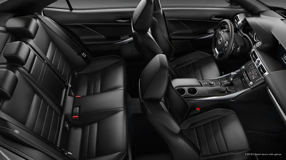 Lexus IS F Sport 200 t interior view