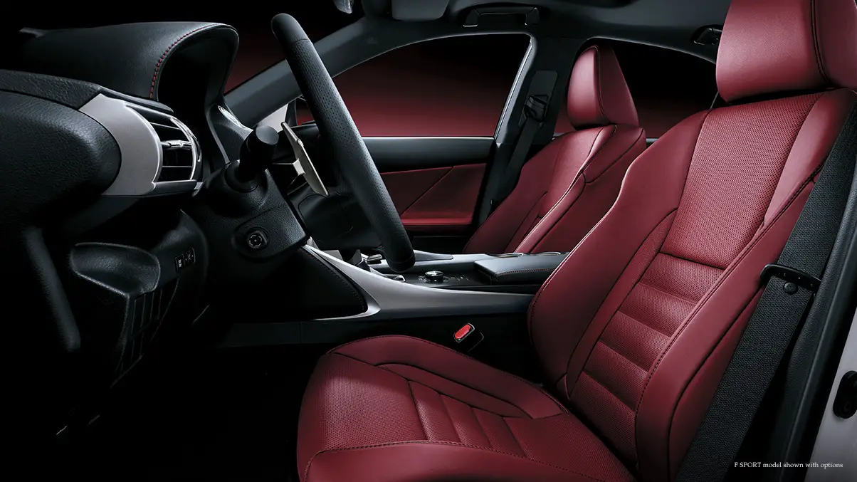 Lexus IS F Sport 350 t interior front cross view