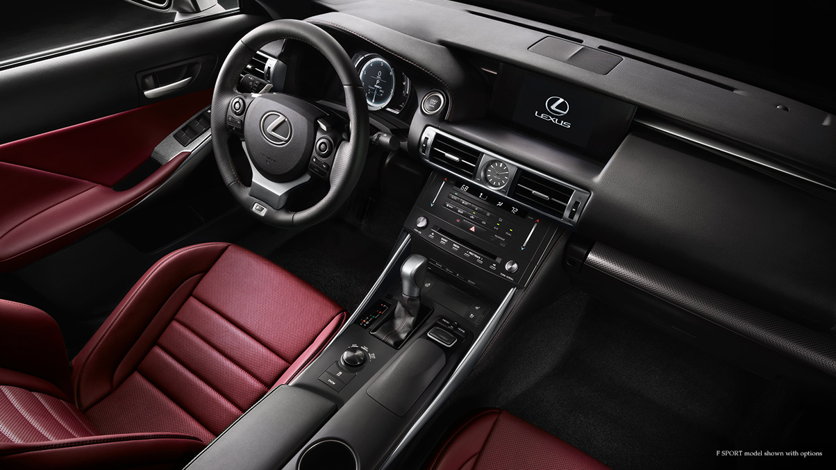 Lexus IS F Sport 350 t interior front view