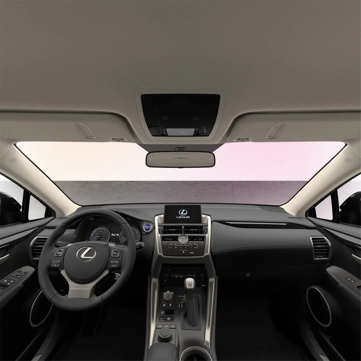 Lexus NX 300h SE interior front view