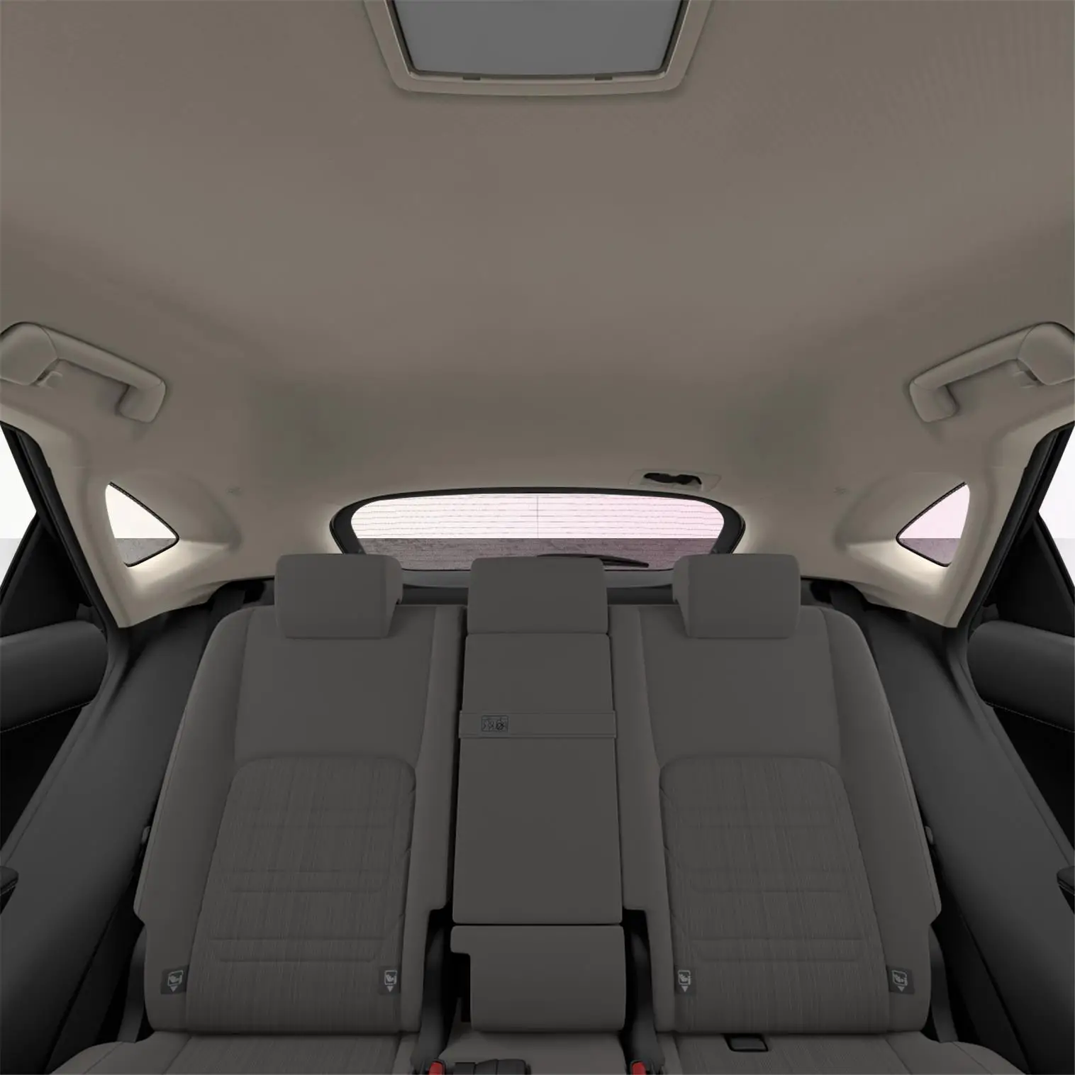 Lexus NX 300h SE interior rear seat view