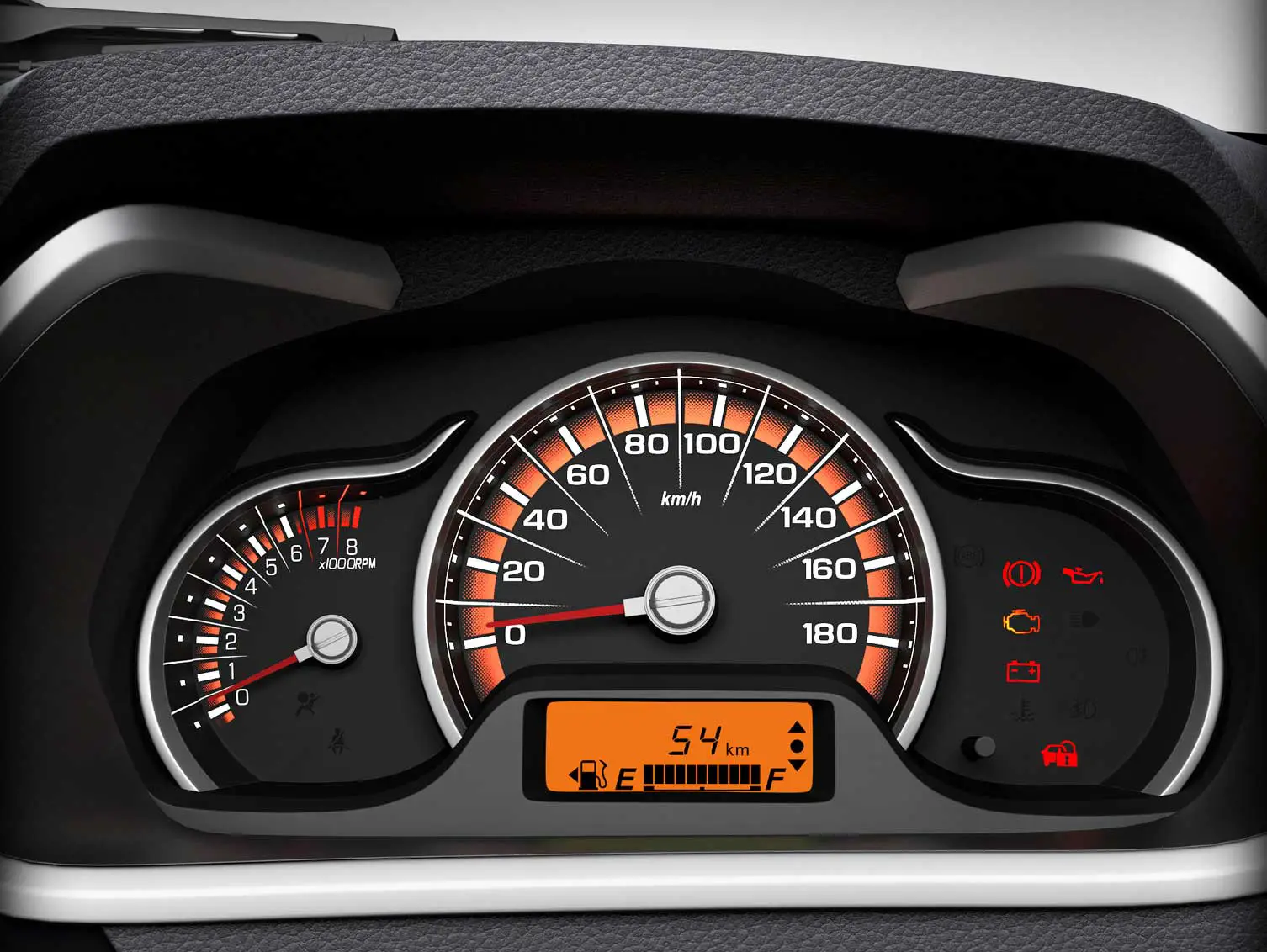 Maruti Alto K10 LX Interior speedometer
