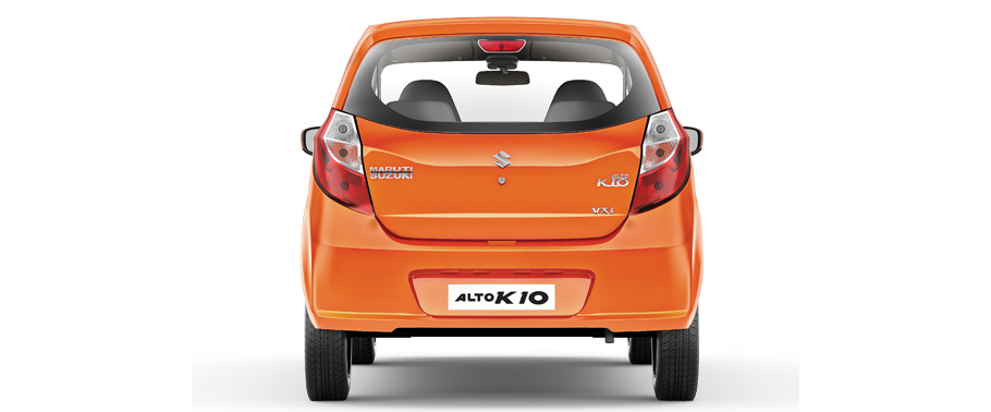 Maruti Suzuki Alto K10 LXI CNG Exterior rear view