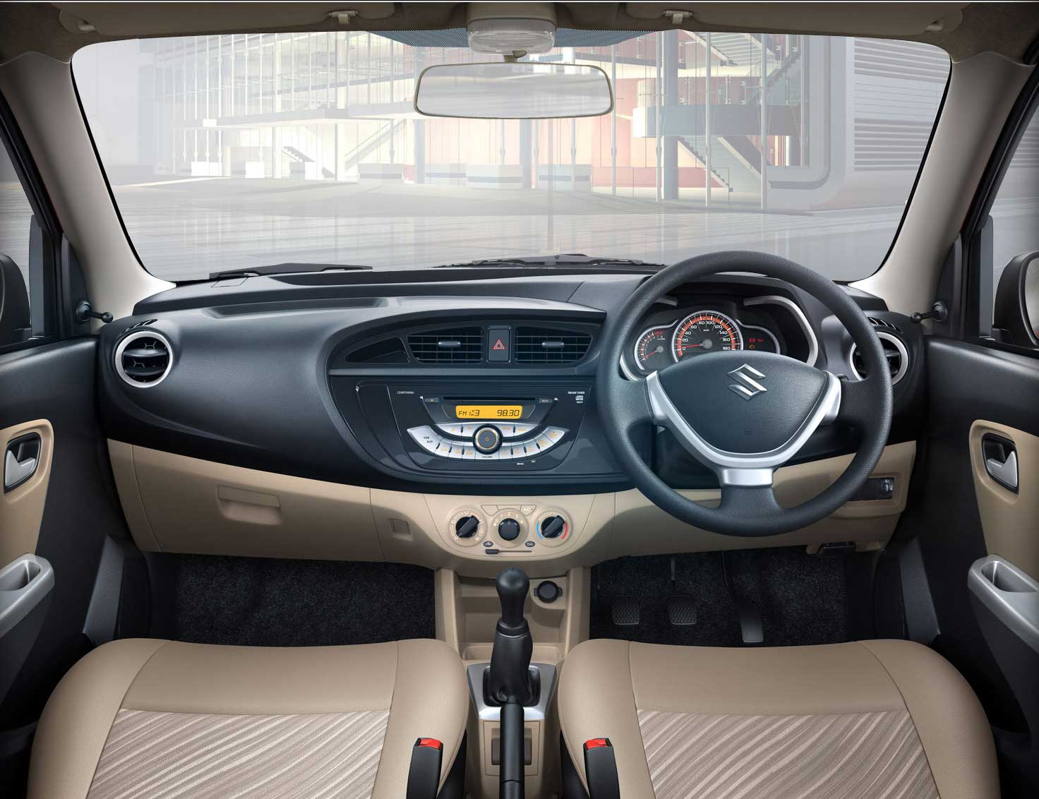 Maruti Suzuki Alto K10 LXI CNG Interior front view