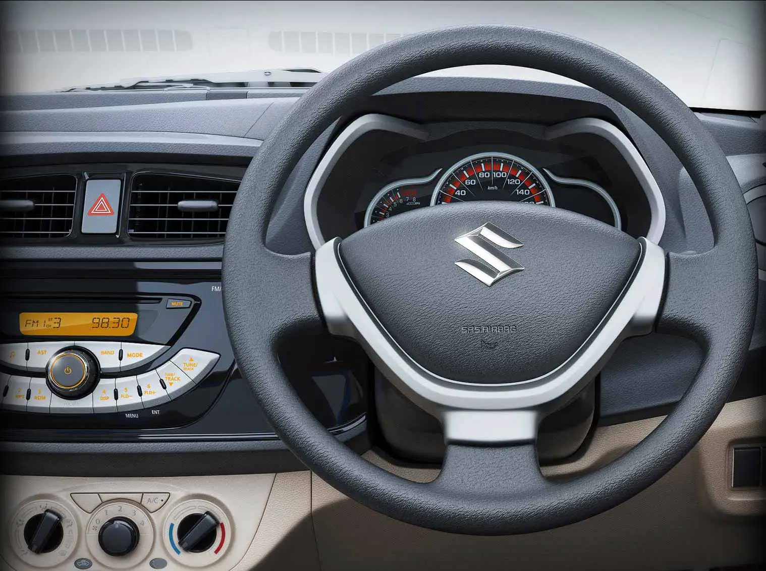 Maruti Suzuki Alto K10 LXI CNG Interior steering