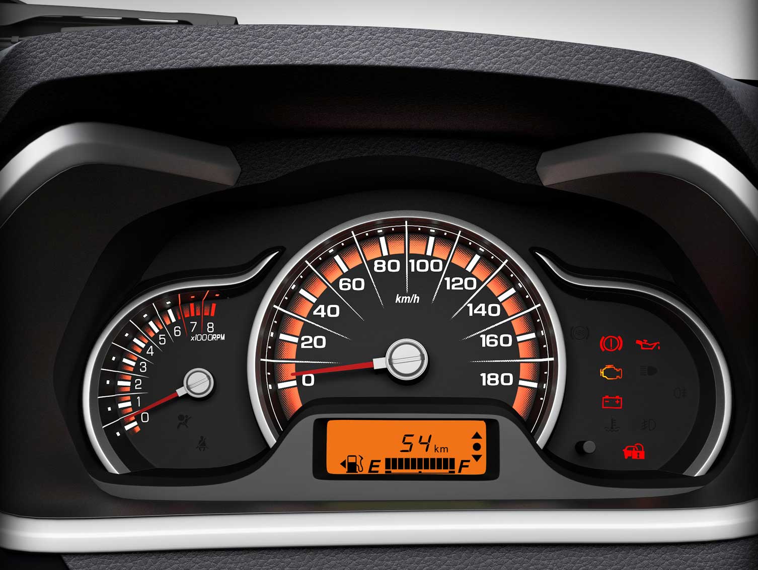 Maruti Alto K10 VXI 2014 Speedometer View