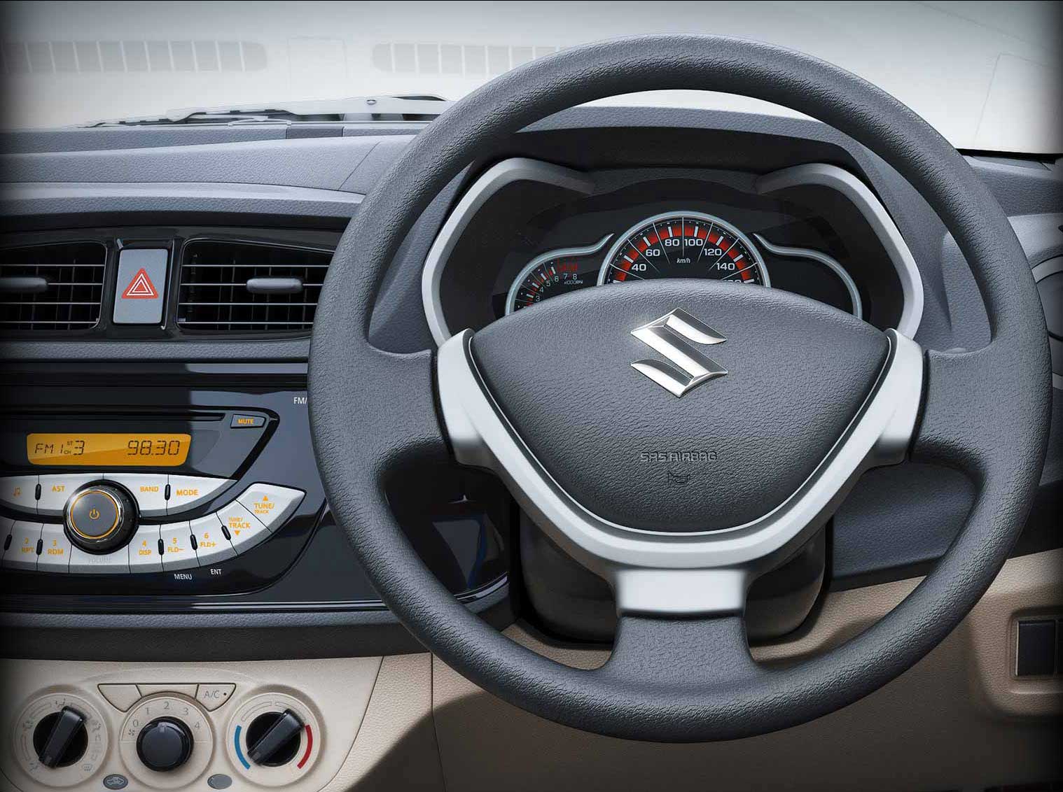 Maruti Alto K10 VXI 2014 Steering View
