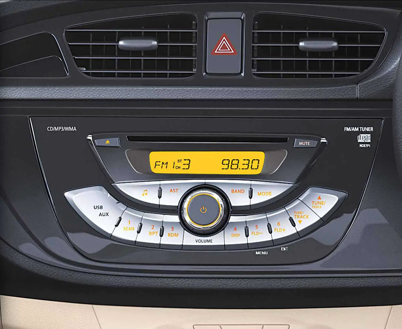 Maruti Suzuki Alto K10 VXI AT Interior music system