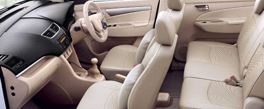 Maruti Suzuki Ertiga Paseo VDI Diesel Interior seats