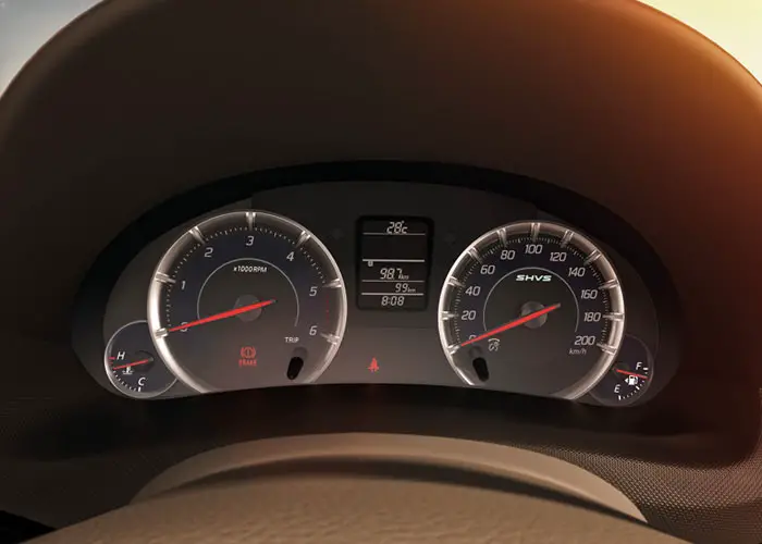Maruti Ertiga LXI Option (petrol) speedometer view