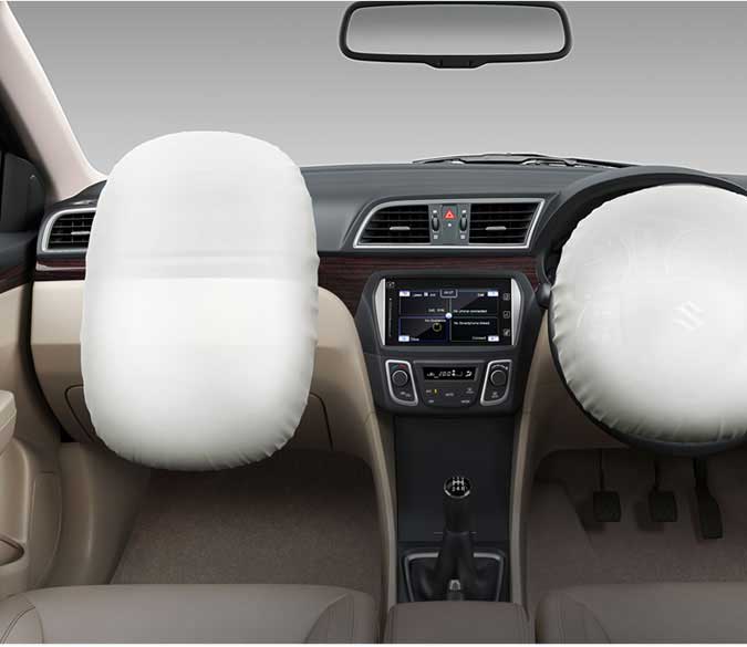 Maruti Suzuki Ciaz VDI Plus Diesel Interior Airbags