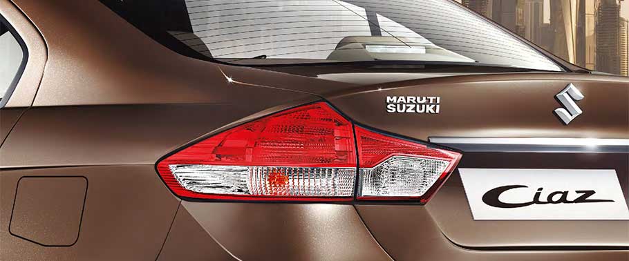 Maruti Suzuki Ciaz VXI Petrol Exterior Back Lights