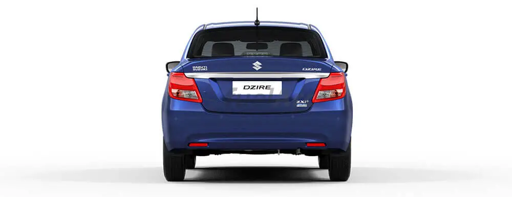 Maruti Suzuki Swift Dzire ZDI Plus rear view