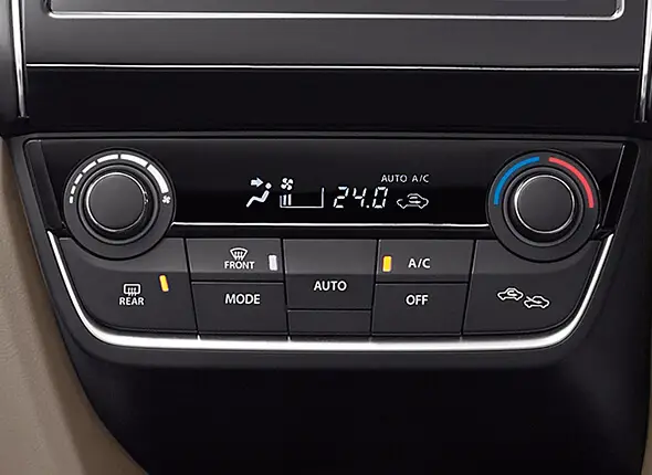 Maruti Suzuki Swift Dzire ZDI Plus interior automatic climate changing