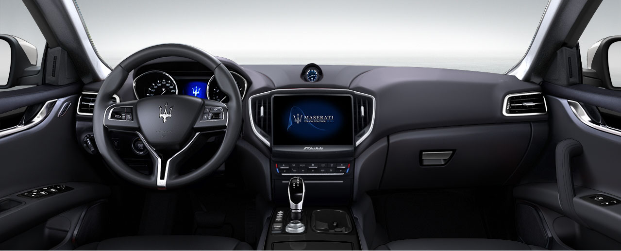 Maserati Ghibli S Q4 interior front DashBoard view