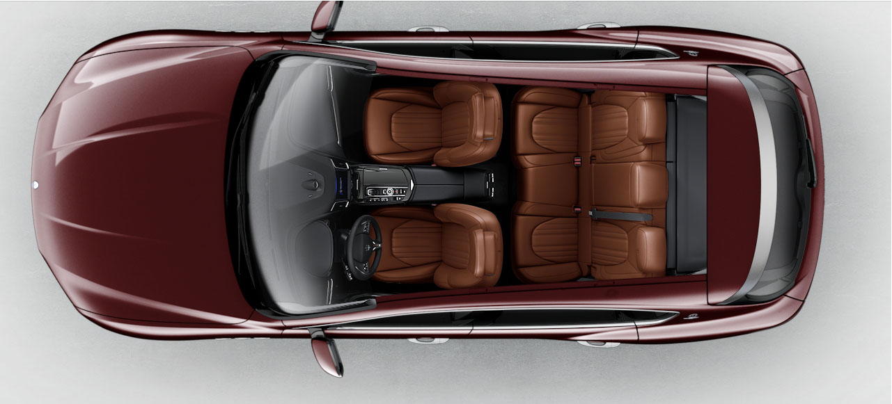 Maserati Levante interior top view