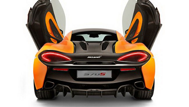 McLaren 570S 2015 Back View