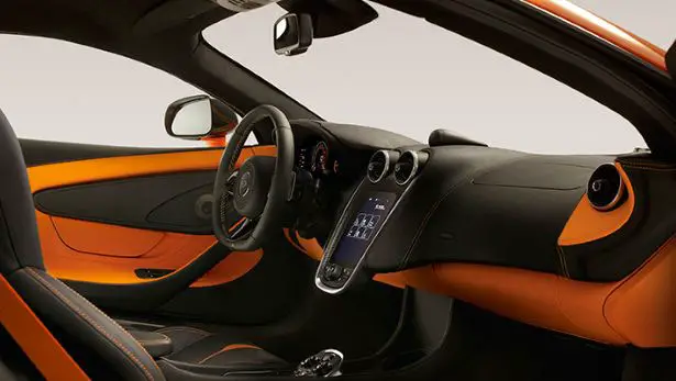 McLaren 570S 2015 Front Interior View