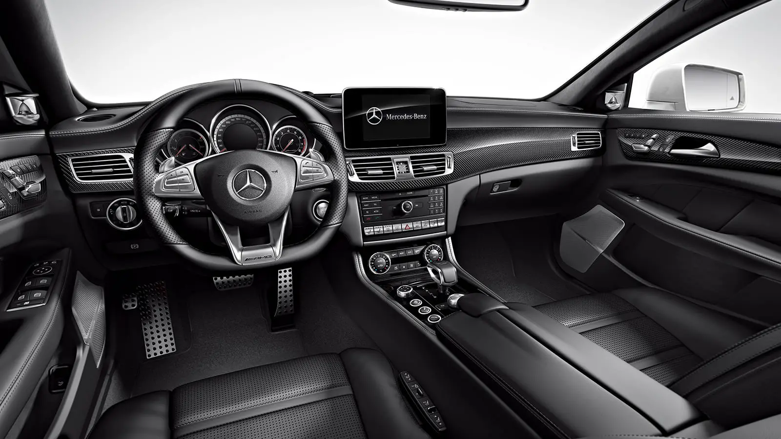 Mercedes Benz AMG CLS 63 interior front view