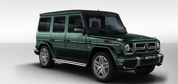 Mercedes Benz AMG G 63 front cross view