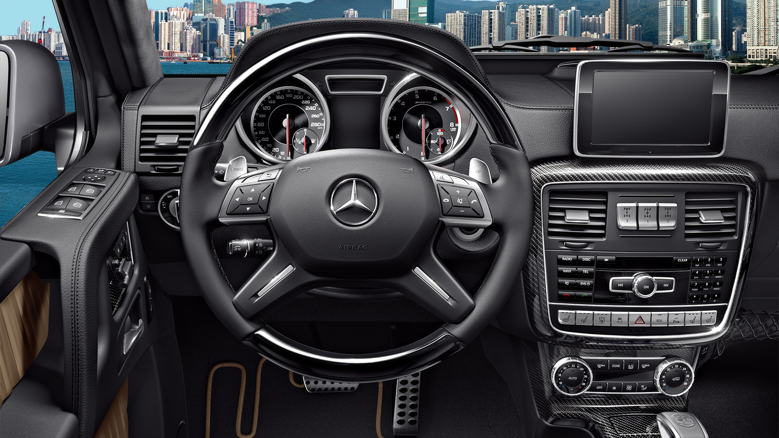 Mercedes Benz AMG G 65 interior front view