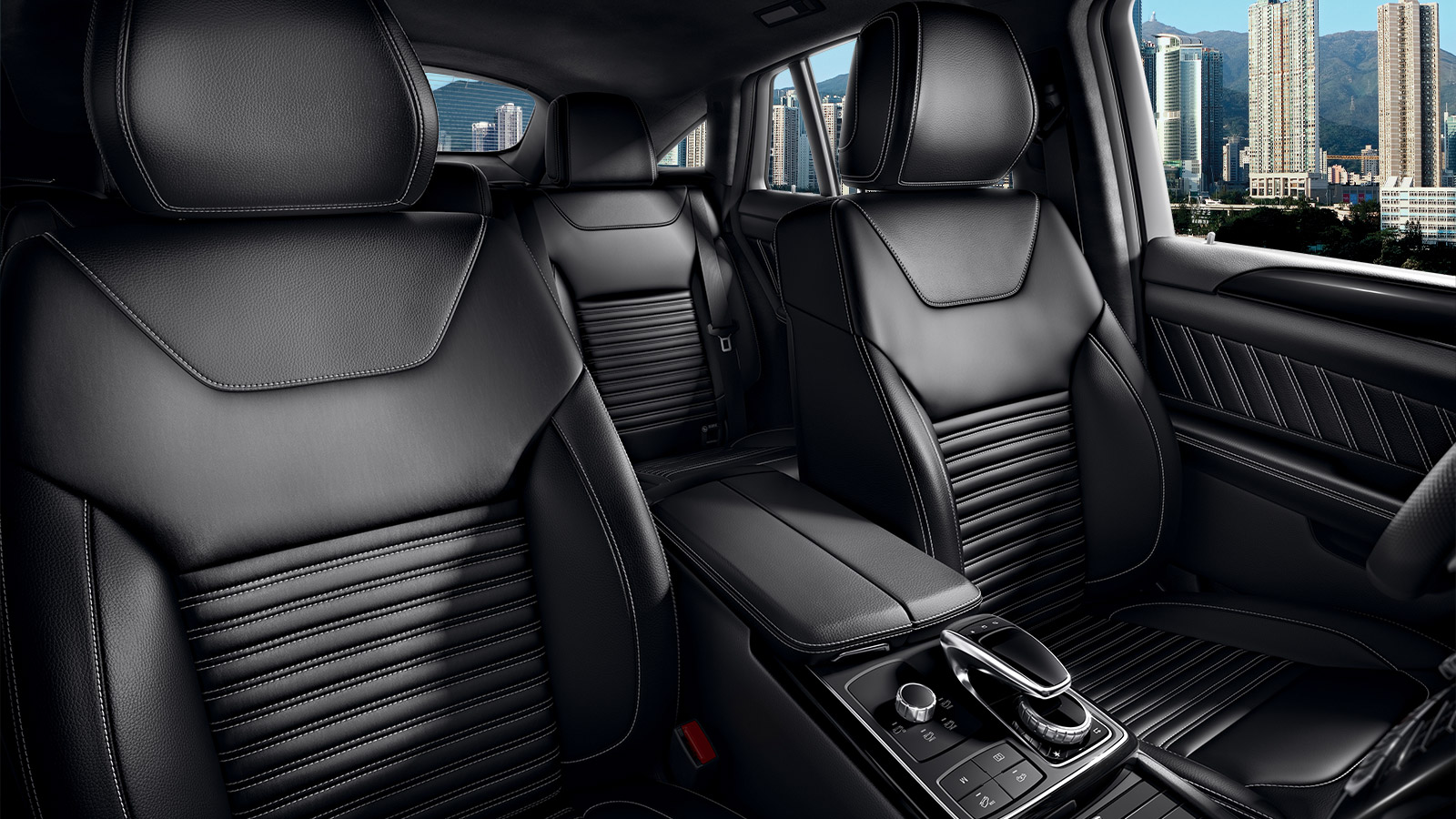 Mercedes Benz AMG GLE 450 interior seat view