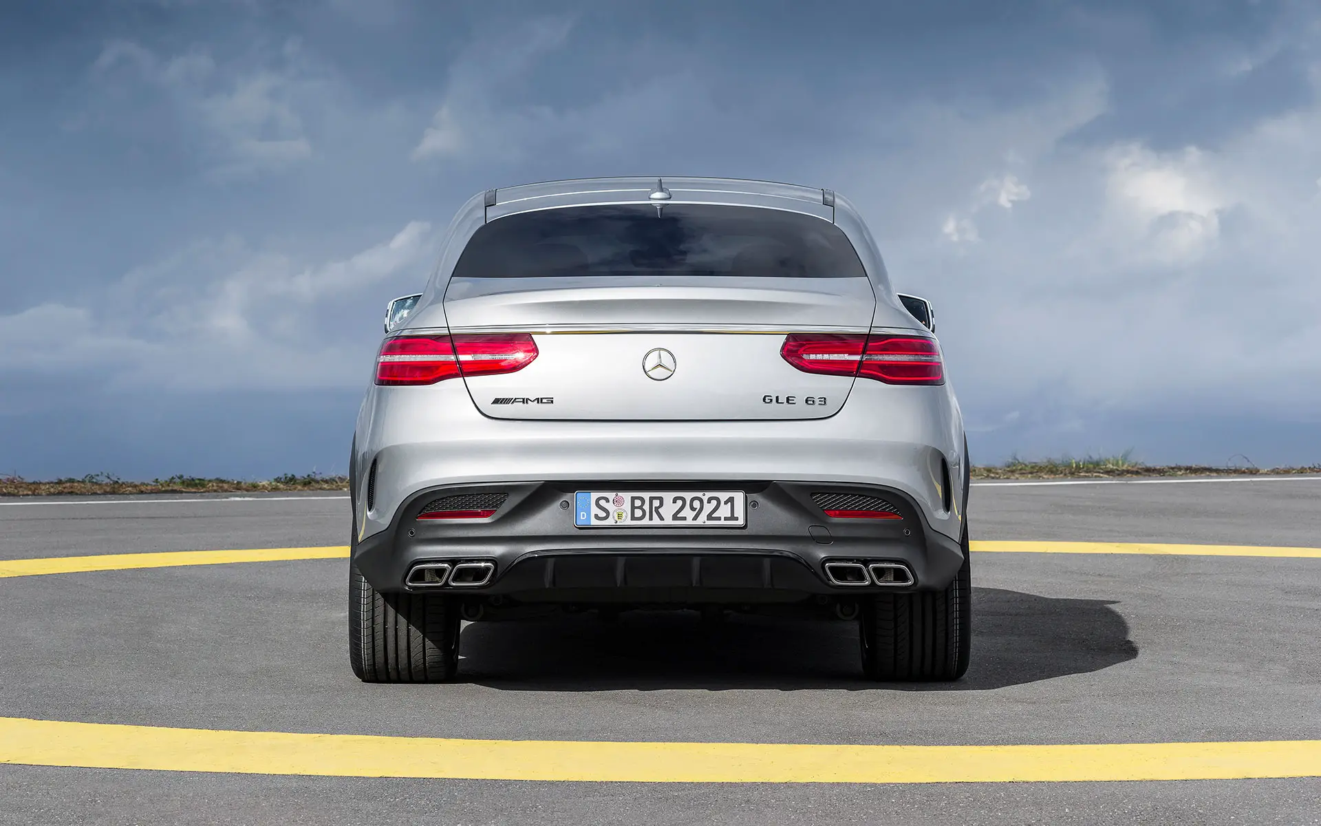 Mercedes Benz AMG GLE 63 rear view