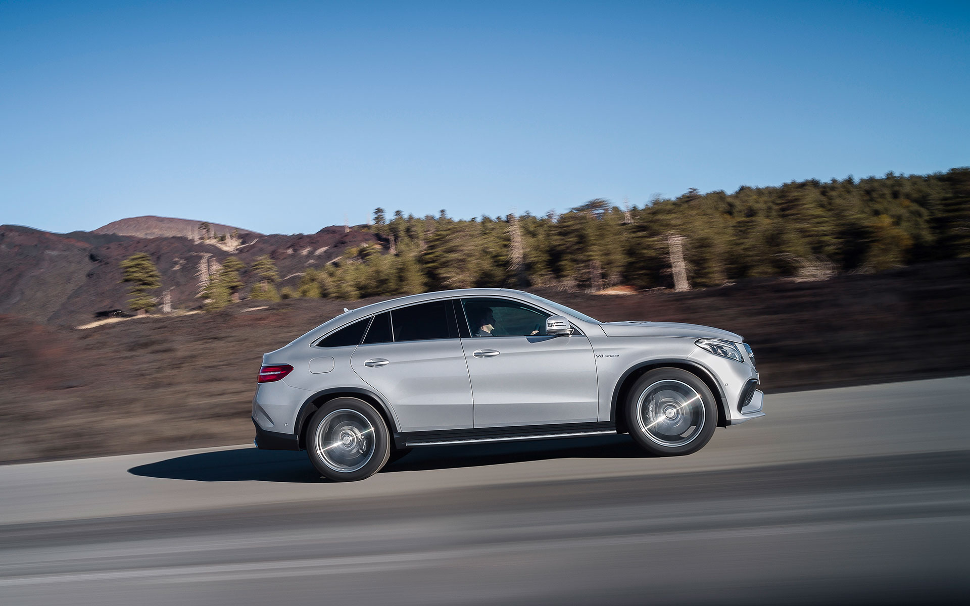 Mercedes Benz AMG GLE 63 side view