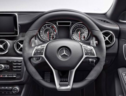 Mercedes Benz CLA Class 45 AMG Steering