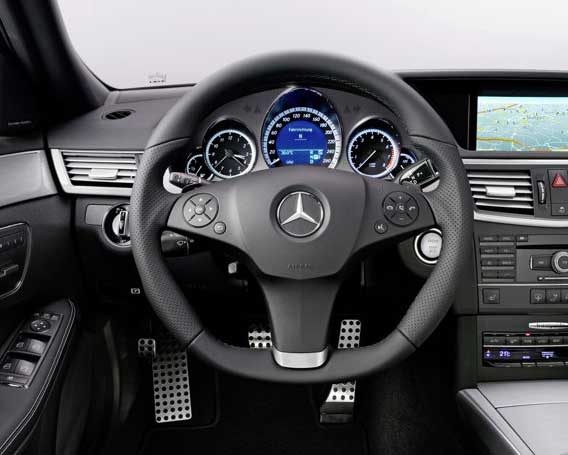 Mercedes Benz E Class E 200 CGI Steering
