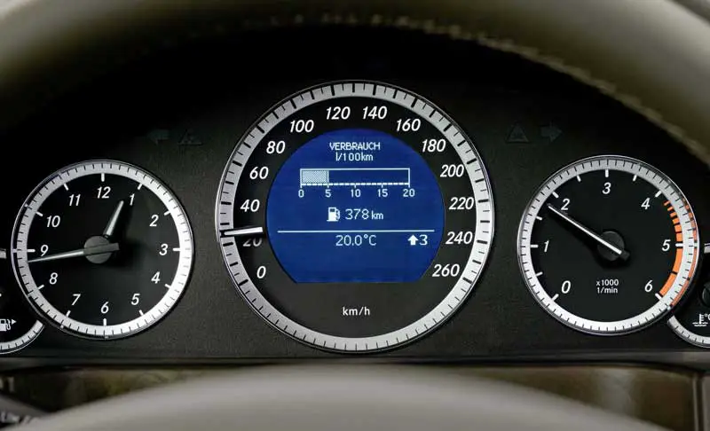 Mercedes Benz E Class E 63 AMG Speedometer