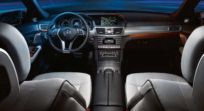 Mercedes Benz E Class E250 CDI Avantgarde Front Interior View