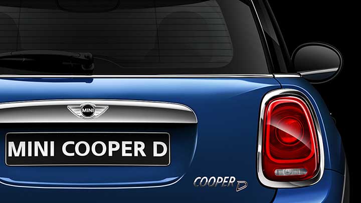 Mini Cooper D 3-Door Exterior rear