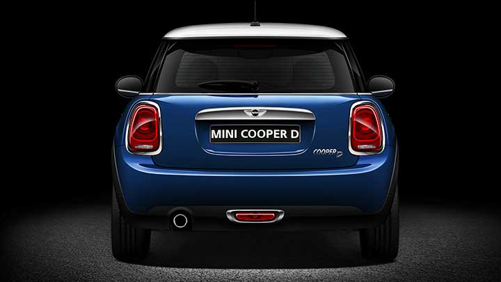 Mini Cooper D 3-Door Exterior rear view