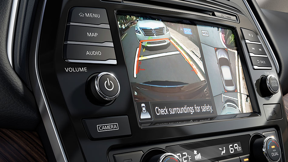 Nissan Maxima SV 2016 interior outside rear view monitor