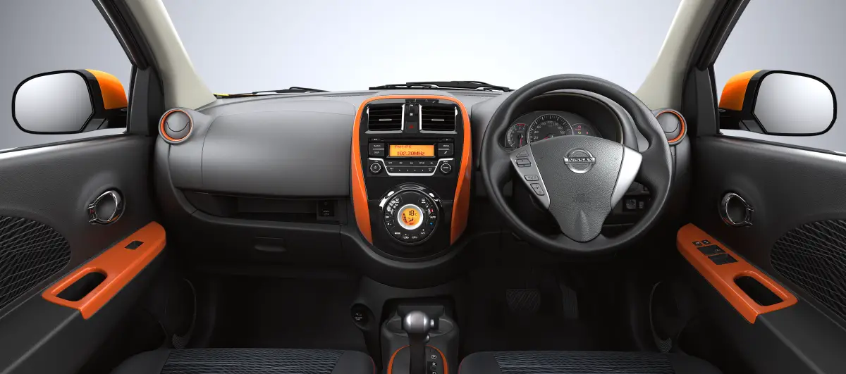 Nissan Micra DCI XL interior front view