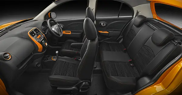 Nissan Micra DCI XL interior whole seat view