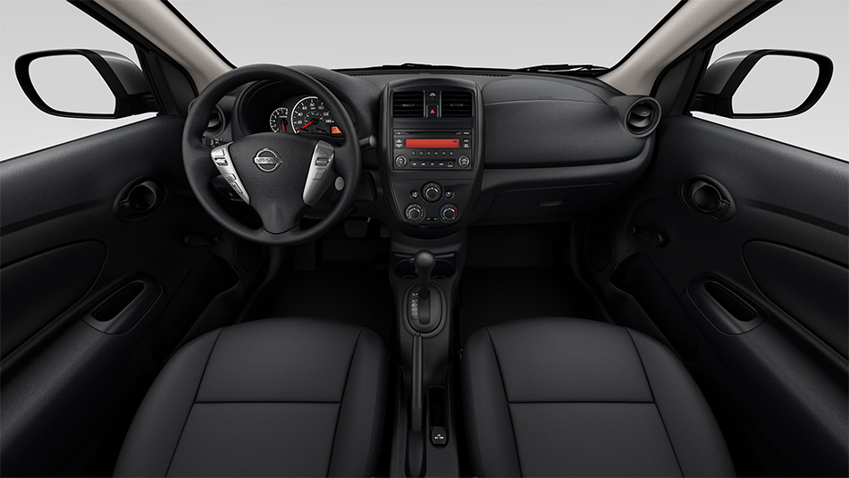 Nissan Versa Sedan SL interior front view