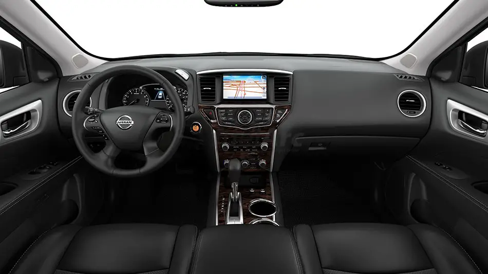 Nissan Pathfinder SL Tech 2016 interior front cross view