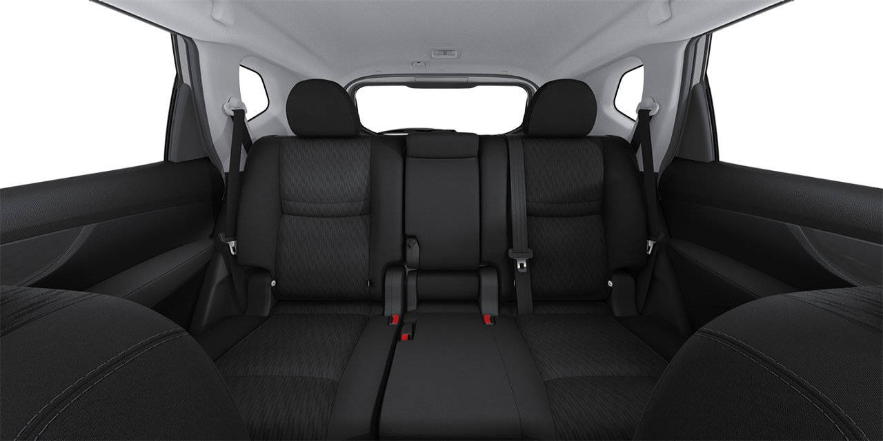 Nissan Rogue Sport 2017 interior rear seat view