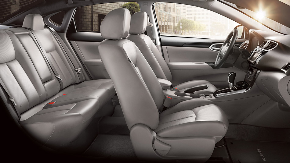 Nissan Sentra SR 2016 interior whole seat view